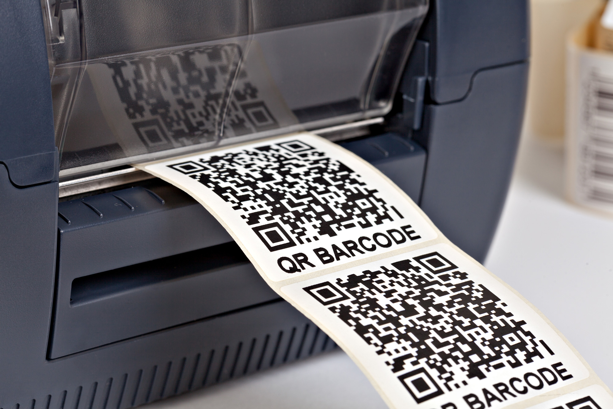Imprimante thermique d'étiquettes adhésives